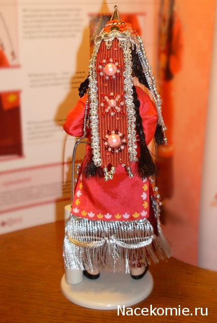 Куклы в народных костюмах №23 Кукла в туркменском праздничном костюме