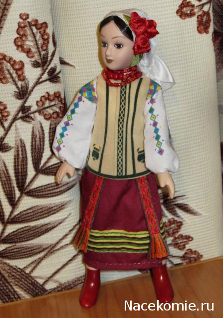 Куклы в народных костюмах №24 Кукла в молдавском летнем костюме