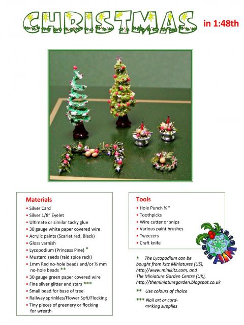 Новый год, Рождество и другие праздники в миниатюре