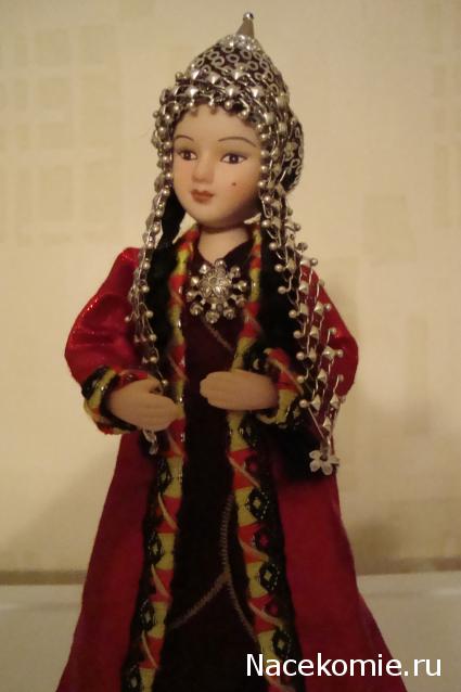 Куклы в народных костюмах №23 Кукла в туркменском праздничном костюме