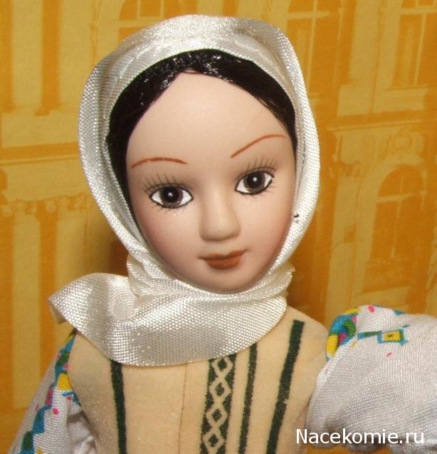 Куклы в народных костюмах №24 Кукла в молдавском летнем костюме