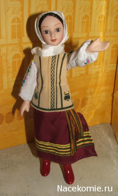 Куклы в народных костюмах №24 Кукла в молдавском летнем костюме