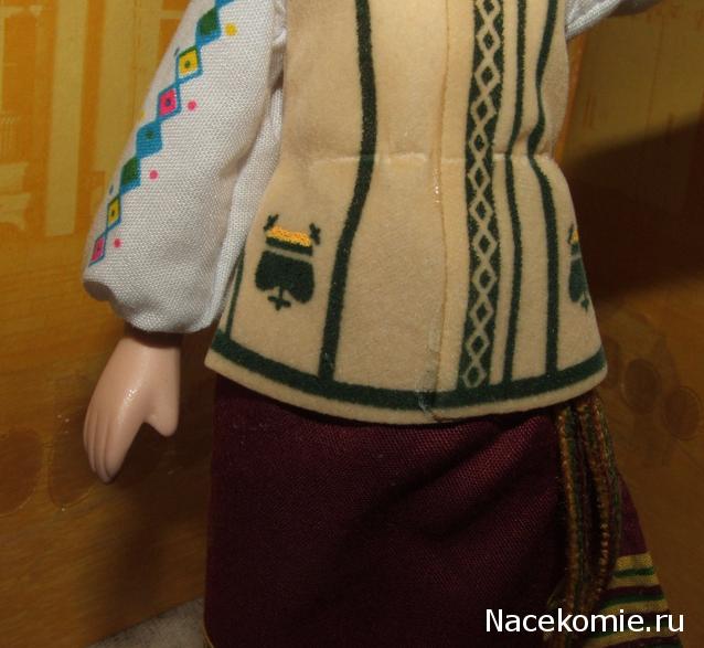 Куклы в народных костюмах №24 Кукла в молдавском летнем костюме