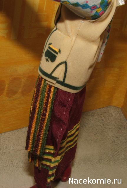 Куклы в народных костюмах №24 Кукла в молдавском летнем костюме