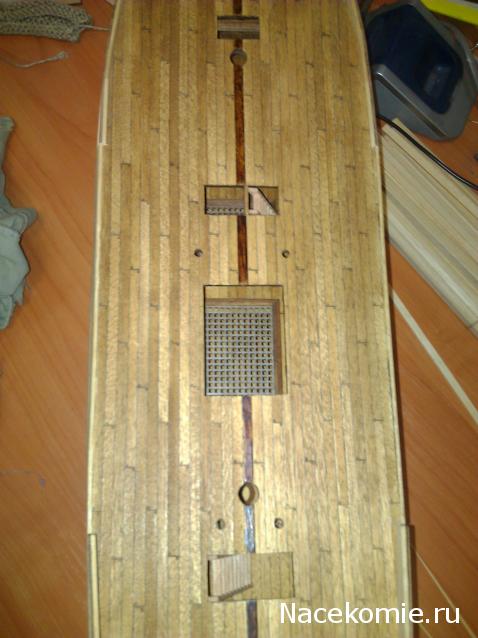 Парусник Баунти - Сборка корпуса