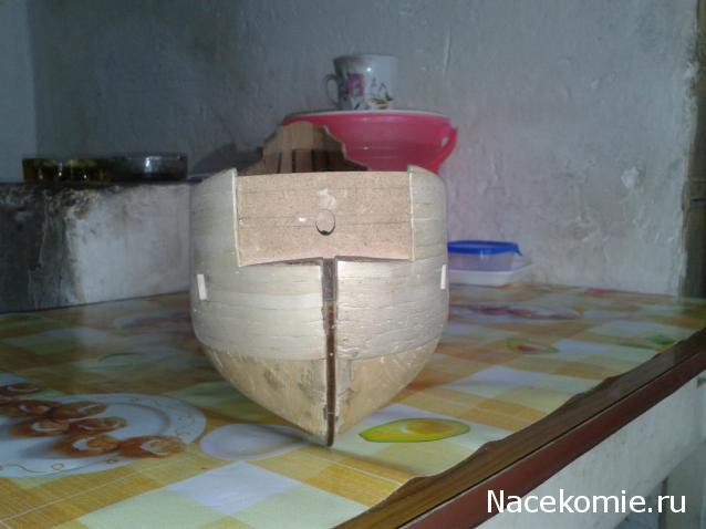 Собери Чёрную Жемчужину. Сборка корпуса.