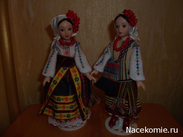 Куклы в народных костюмах №24 Кукла в молдавском летнем костюме
