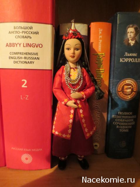 Куклы в народных костюмах №23 Кукла в туркменском праздничном костюме