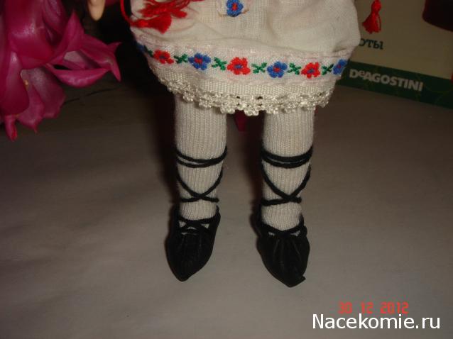 Куклы в народных костюмах №24 Кукла в молдавском летнем костюме