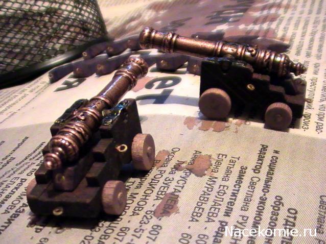 Собери Чёрную жемчужину. Сборка: оснащение палуб