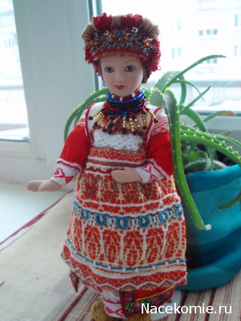 Куклы в народных костюмах №21 Кукла в праздничном костюме Калужской губернии