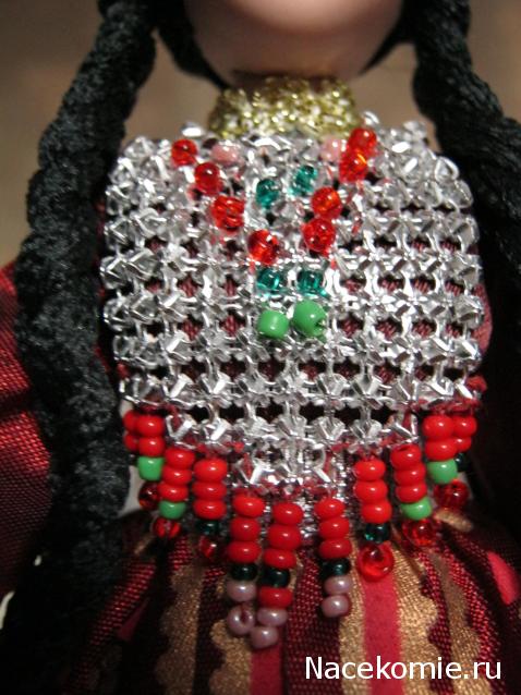 Куклы в народных костюмах №19 Кукла в башкирском праздничном костюме