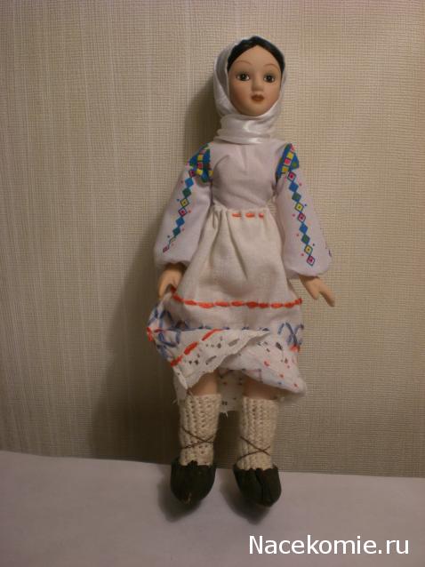 Куклы в народных костюмах №24 Кукла в молдавском летнем костюме
