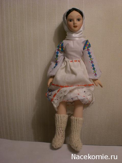 Куклы в народных костюмах №24 Кукла в молдавском летнем костюме