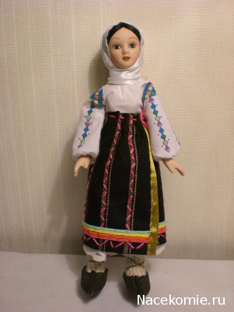 Куклы в народных костюмах №24 Кукла в молдавском летнем костюме