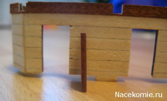 Парусник Баунти - Сборка корпуса