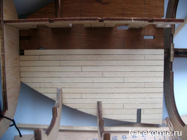 Парусник Баунти - Сборка корпуса