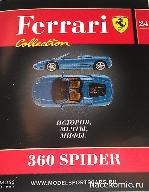 Ferrari Collection №24 360 Spider фото модели, обсуждение