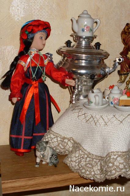 Куклы в народных костюмах №26 Кукла в летнем костюме Тульской губернии