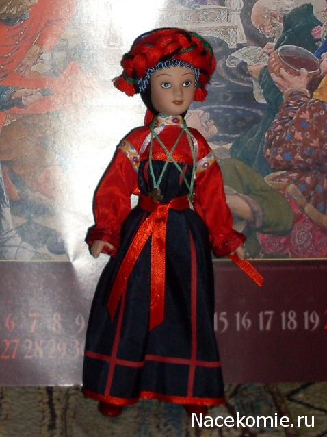 Куклы в народных костюмах №26 Кукла в летнем костюме Тульской губернии