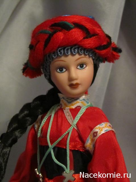 Куклы в народных костюмах №26 Кукла в летнем костюме Тульской губернии