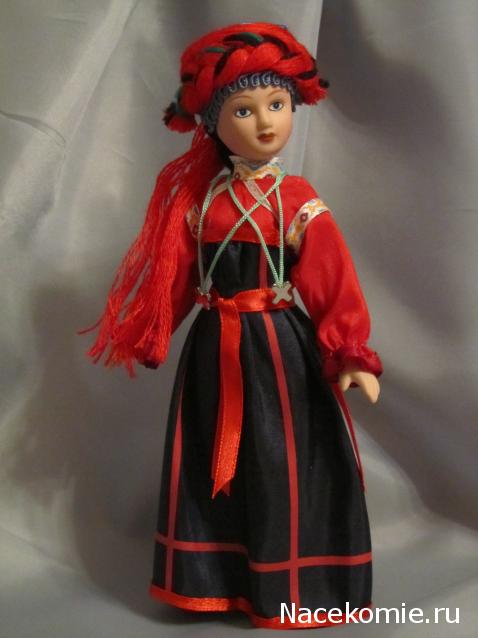 Куклы в народных костюмах №26 Кукла в летнем костюме Тульской губернии