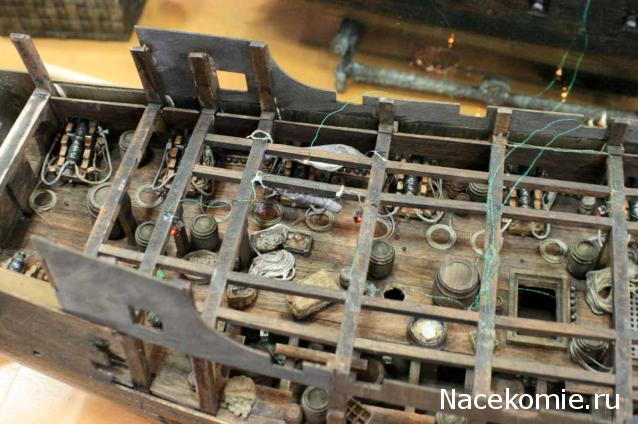 Собери Чёрную жемчужину. Сборка: оснащение палуб