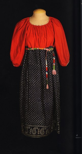 Куклы в народных костюмах №1 Кукла в зимнем костюме Московской губернии