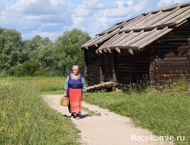 Куклы в народных костюмах №25 Кукла в летнем костюме Новгородской губернии