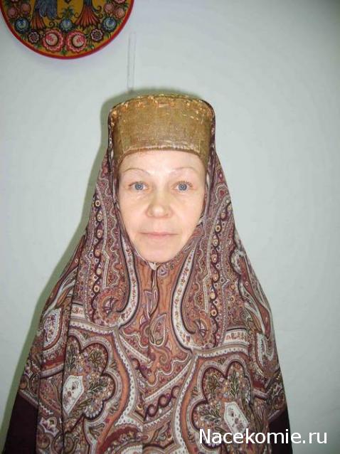 Куклы в народных костюмах №1 Кукла в зимнем костюме Московской губернии