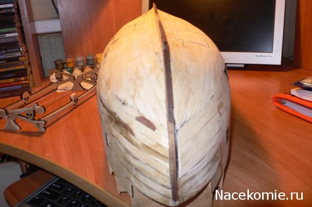 Собери Чёрную Жемчужину. Сборка корпуса.