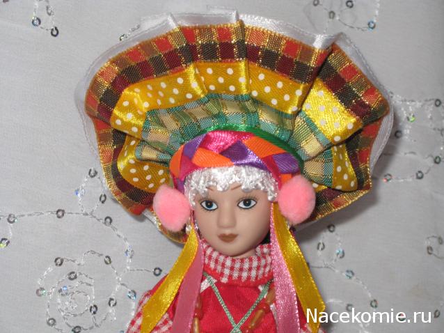 Куклы в народных костюмах №26 Кукла в летнем костюме Тульской губернии