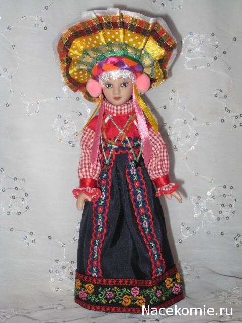 Куклы в народных костюмах №26 Кукла в летнем костюме Тульской губернии