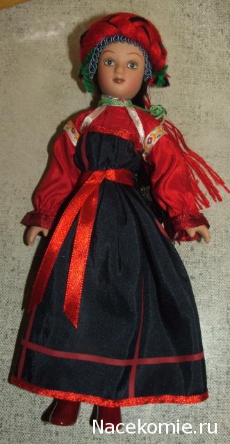 Куклы в народных костюмах №26 Кукла в летнем костюме Тульской губернии