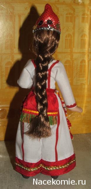 Куклы в народных костюмах №27 Кукла в чувашском девичьем костюме
