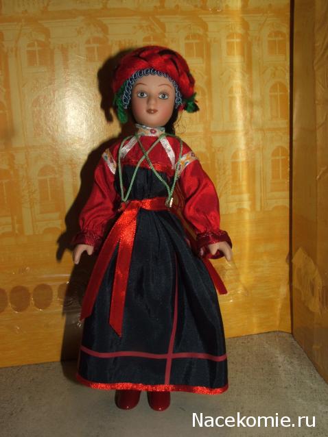 Куклы в народных костюмах №26 Кукла в летнем костюме Тульской губернии