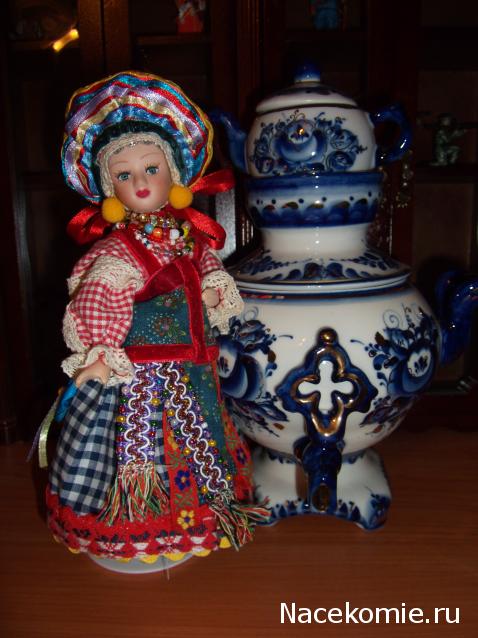 Куклы в народных костюмах №26 Кукла в летнем костюме Тульской губернии