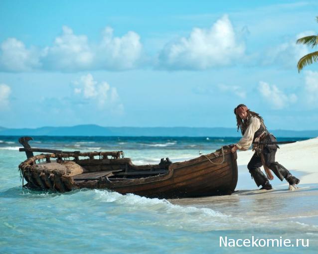 Собери Чёрную жемчужину. Сборка: оснащение палуб