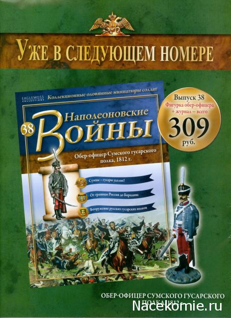 Наполеоновские войны №37 Флейтист егерской роты полка легкой пехоты в парадной форме,1815г.