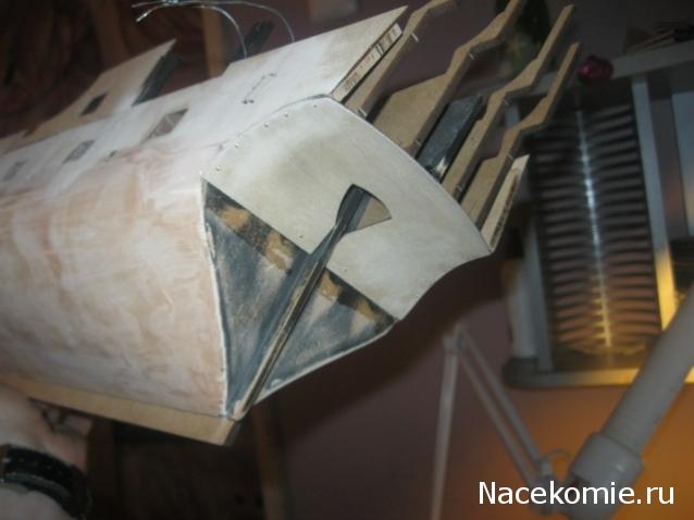 Собери Чёрную Жемчужину. Сборка корпуса.