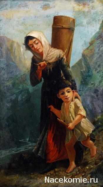 Народный костюм в живописи и графике