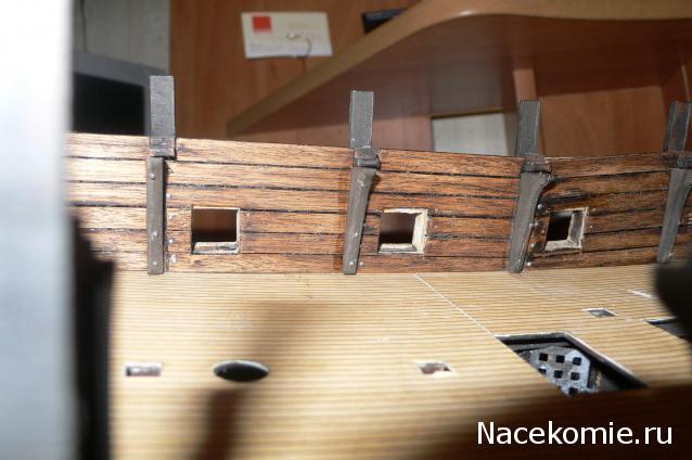 Собери Чёрную жемчужину. Сборка: оснащение палуб