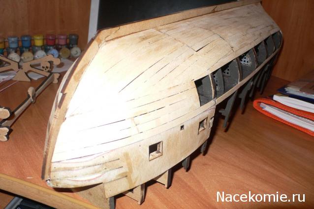 Собери Чёрную Жемчужину. Сборка корпуса.