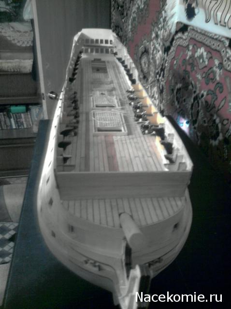 Корабль адмирала Нельсона "ВИКТОРИ" - Обшивка корпуса