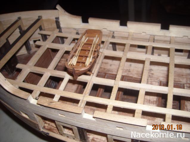 Собери Чёрную жемчужину. Сборка: оснащение палуб