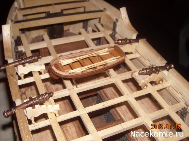 Собери Чёрную жемчужину. Сборка: оснащение палуб