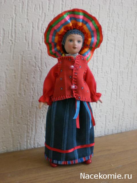Куклы в народных костюмах №26 Кукла в летнем костюме Тульской губернии