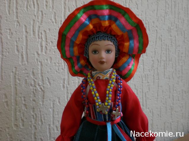 Куклы в народных костюмах №26 Кукла в летнем костюме Тульской губернии