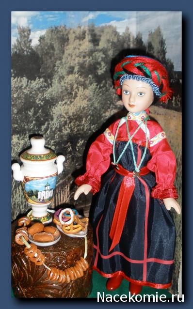 Куклы в народных костюмах №26 Кукла в летнем костюме Тульской губернии