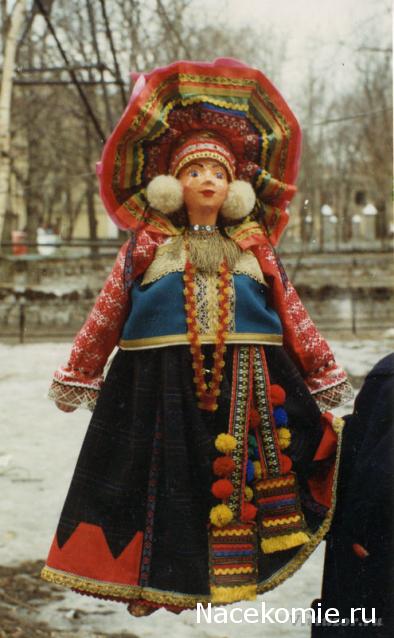 Куклы в народных костюмах №26 Кукла в летнем костюме Тульской губернии